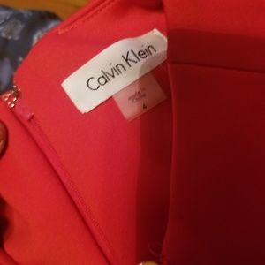 Calvin Klein red dress